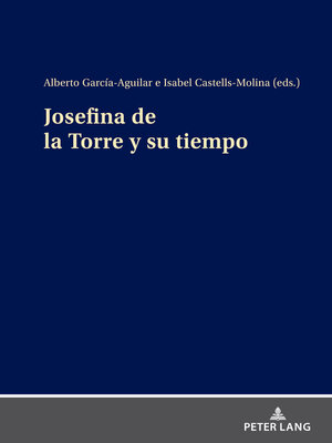 cover image of Josefina de la Torre y su tiempo